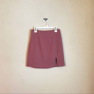 Wild fable purple mini skirt with small slit